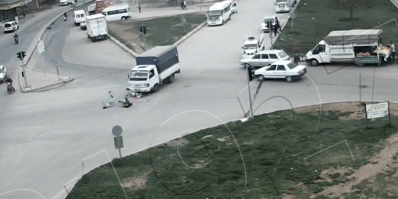 Şanlıurfa’da kaza anları kamerada