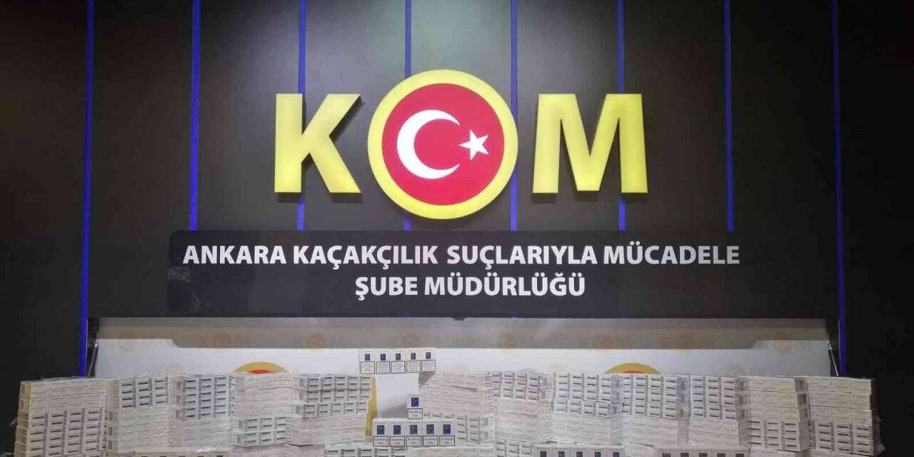 Ankara polisinden sigara kaçakçılarına operasyon: 14 kişi yakalandı