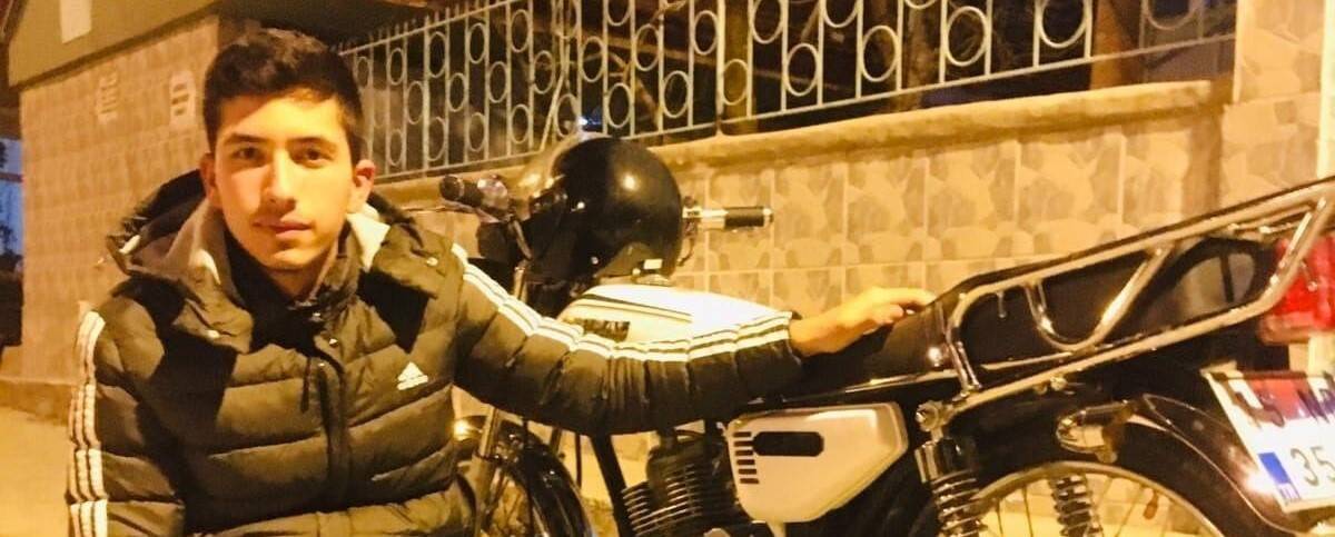 17 yaşındaki motosiklet sürücüsünden acı haber