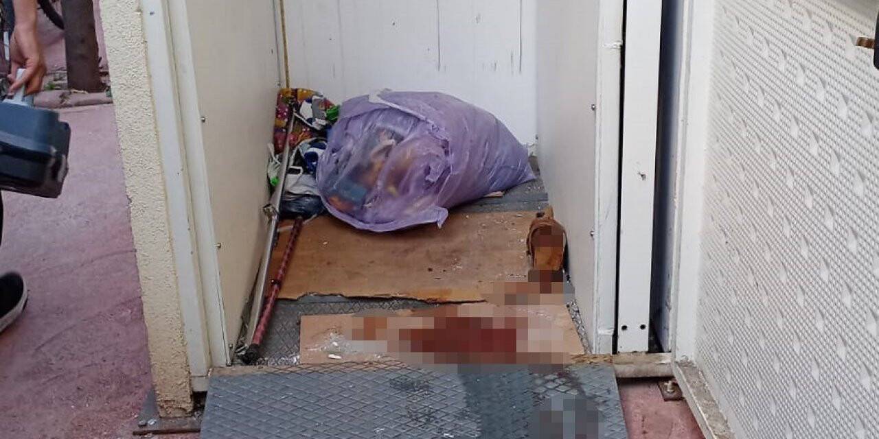 Halatı kopan yük asansörüyle yere çakılan kadın yaralandı