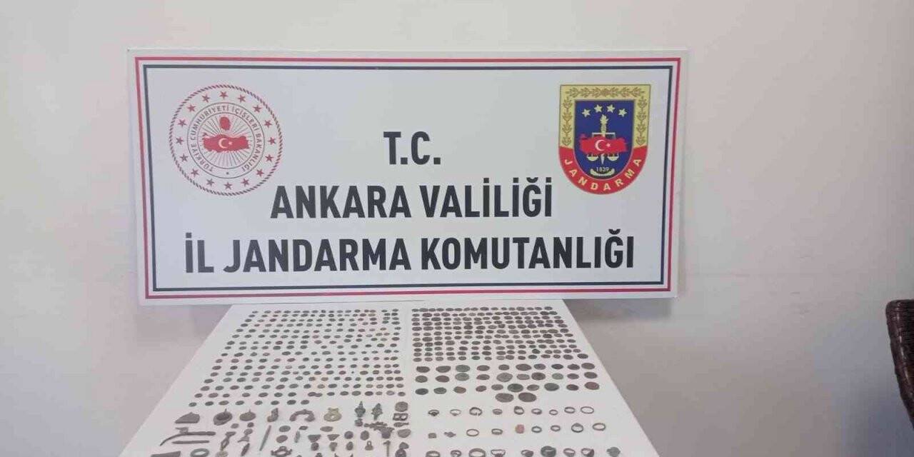 Başkent’te tarihi eser kaçakçısına operasyon; 435 adet sikke ele geçirildi