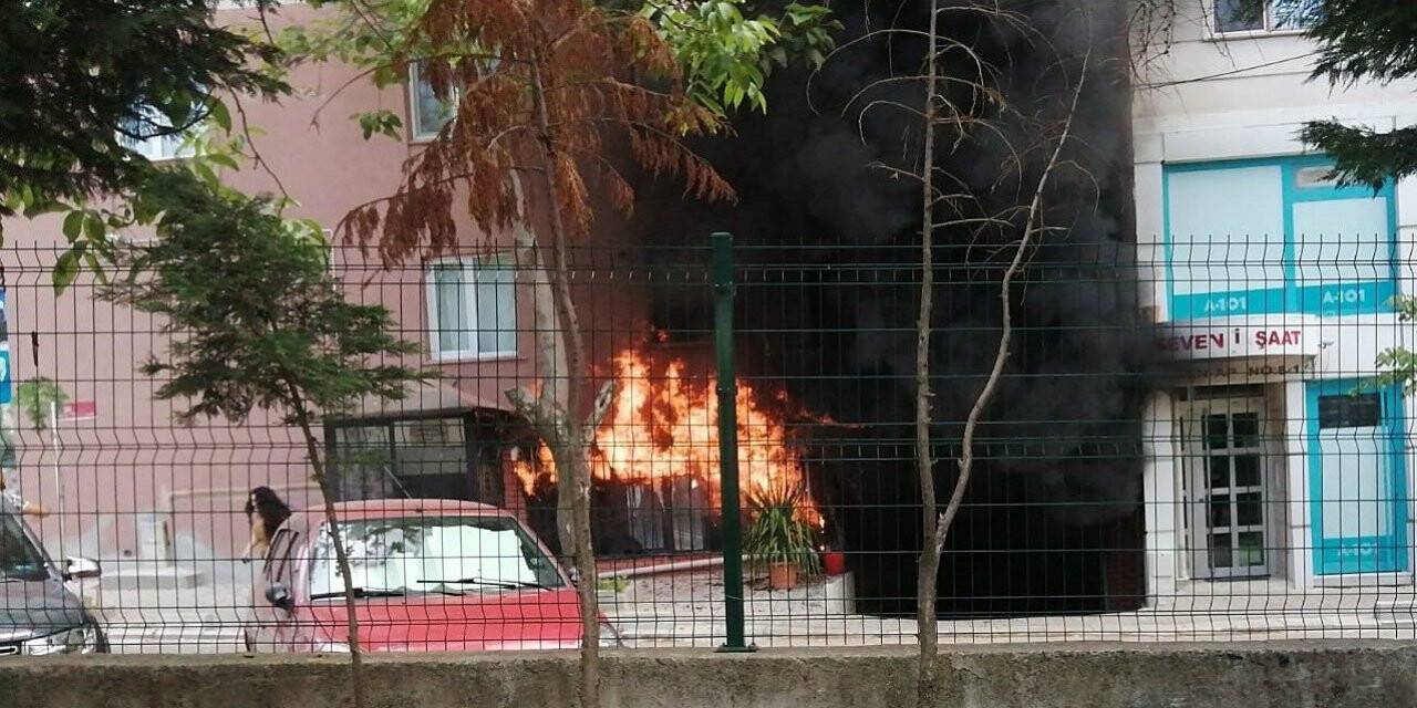 Benzin alev aldı: “Yangını söndüreyim” derken kendi de yandı, ölümden döndü