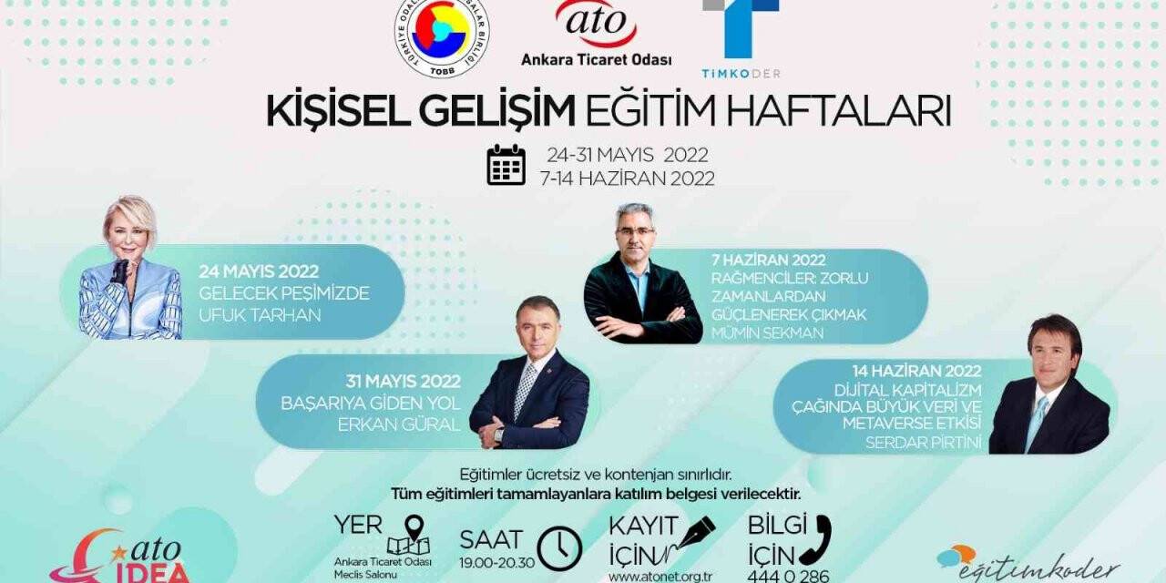 ’Kişisel Gelişim Eğitim Haftaları’ başlıyor
