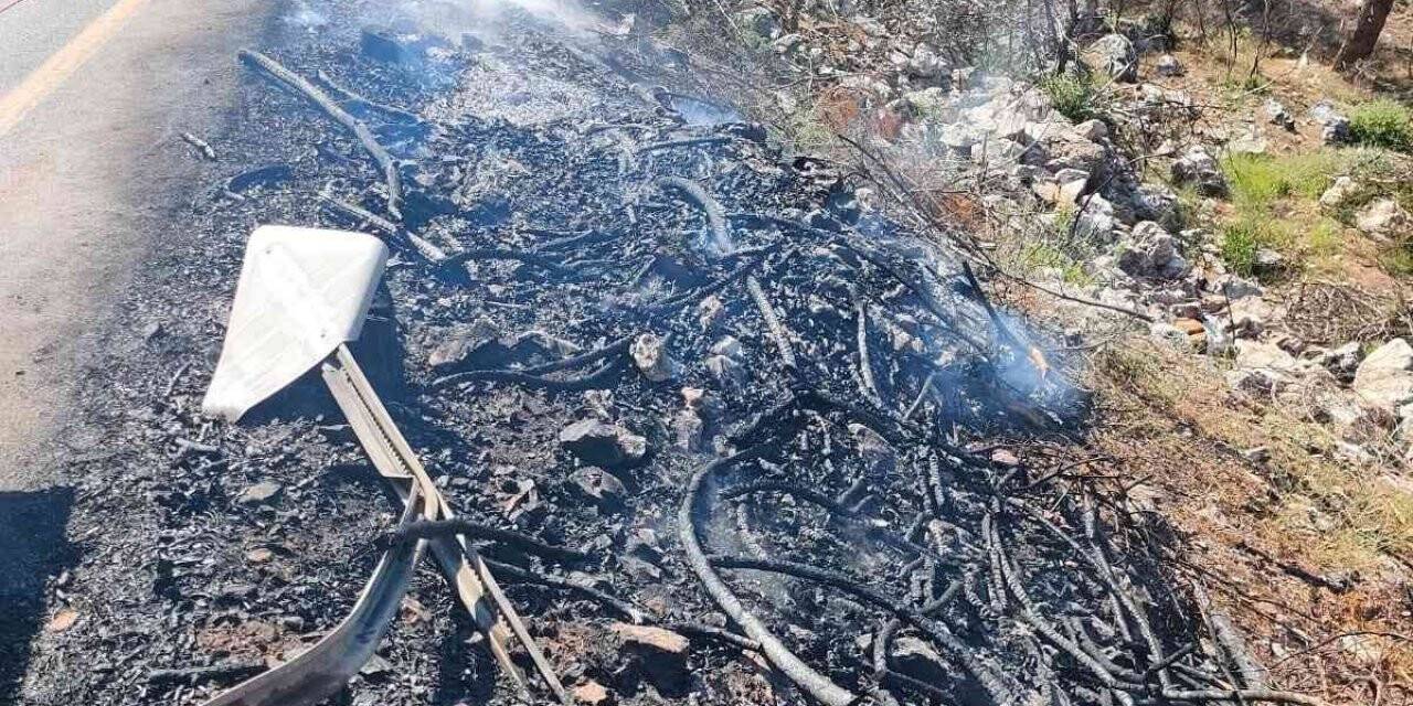 Marmaris’teki yangın büyümeden söndürüldü