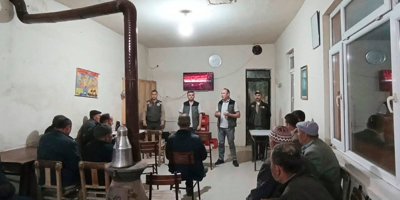 Orman köylüsüne yangınla mücadelede eğitimi