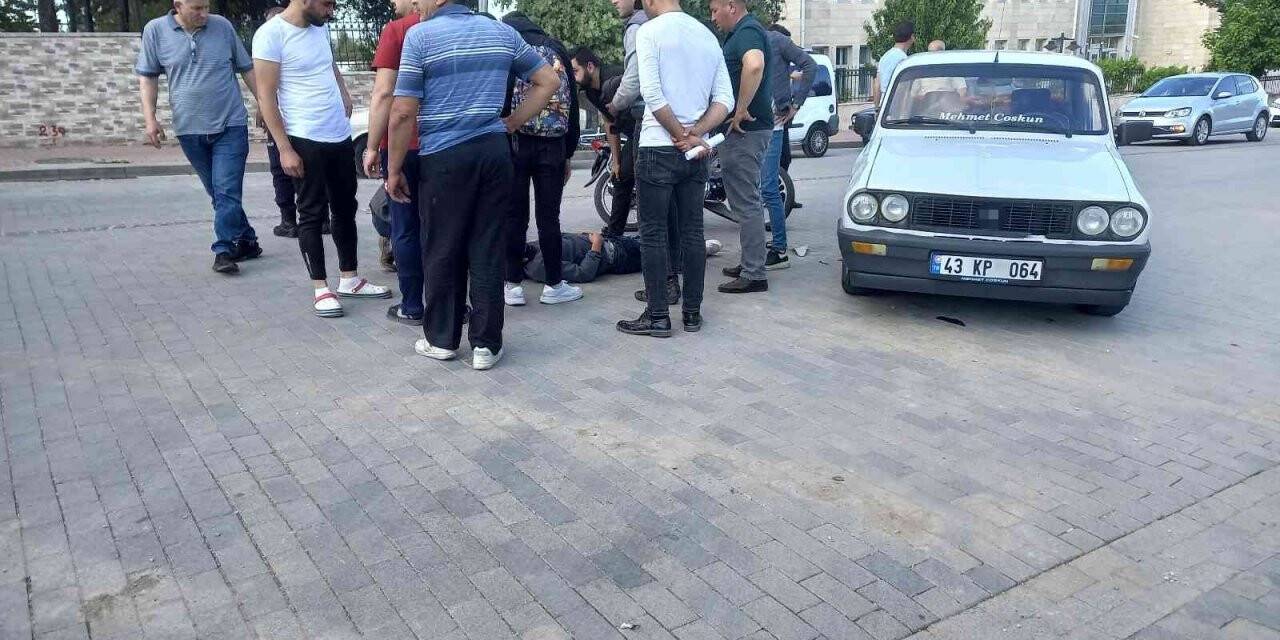 Gediz’de trafik kazası: 1 yaralı