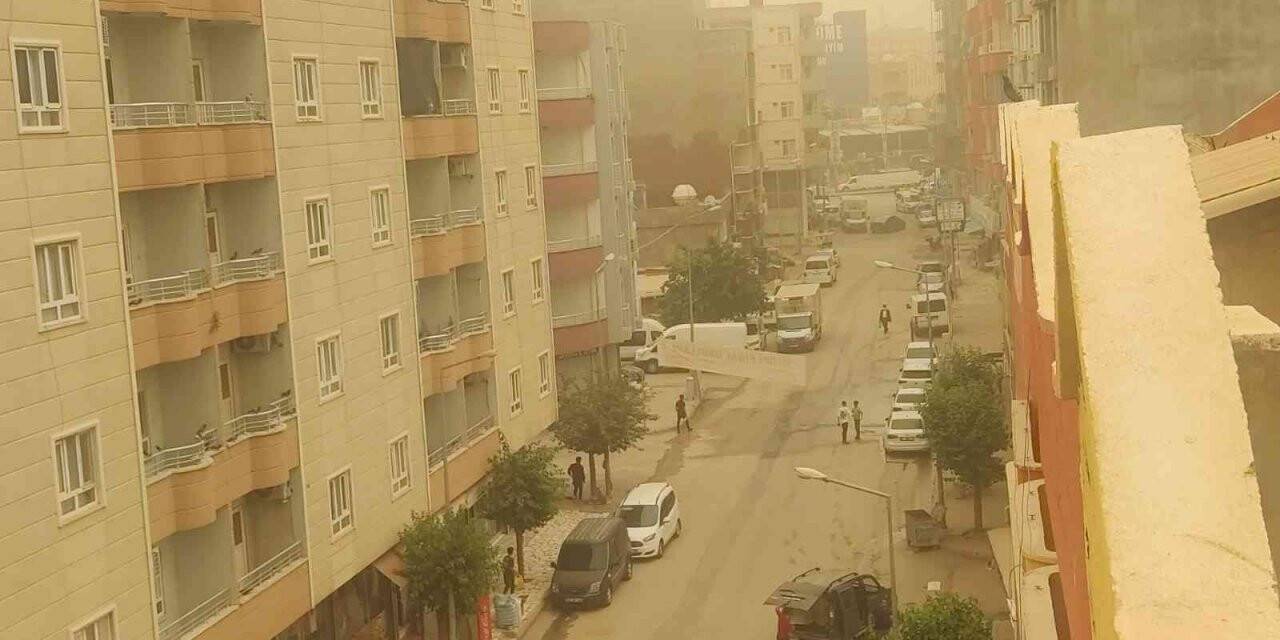 Toz bulutu Silopi’de hayatı olumsuz etkiledi