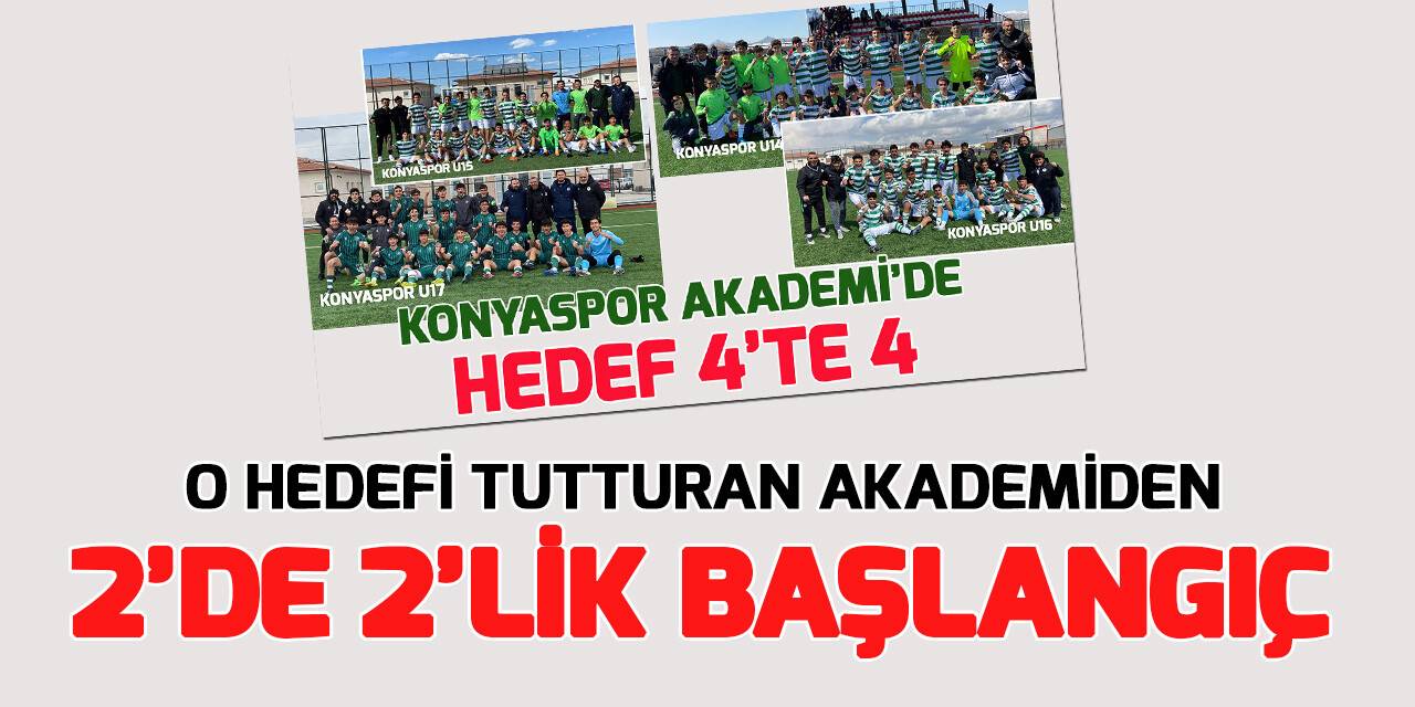 Konyaspor U17 de son 8'de