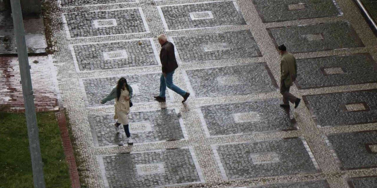 Samsun’da yarım saatte 3 mevsim yaşandı