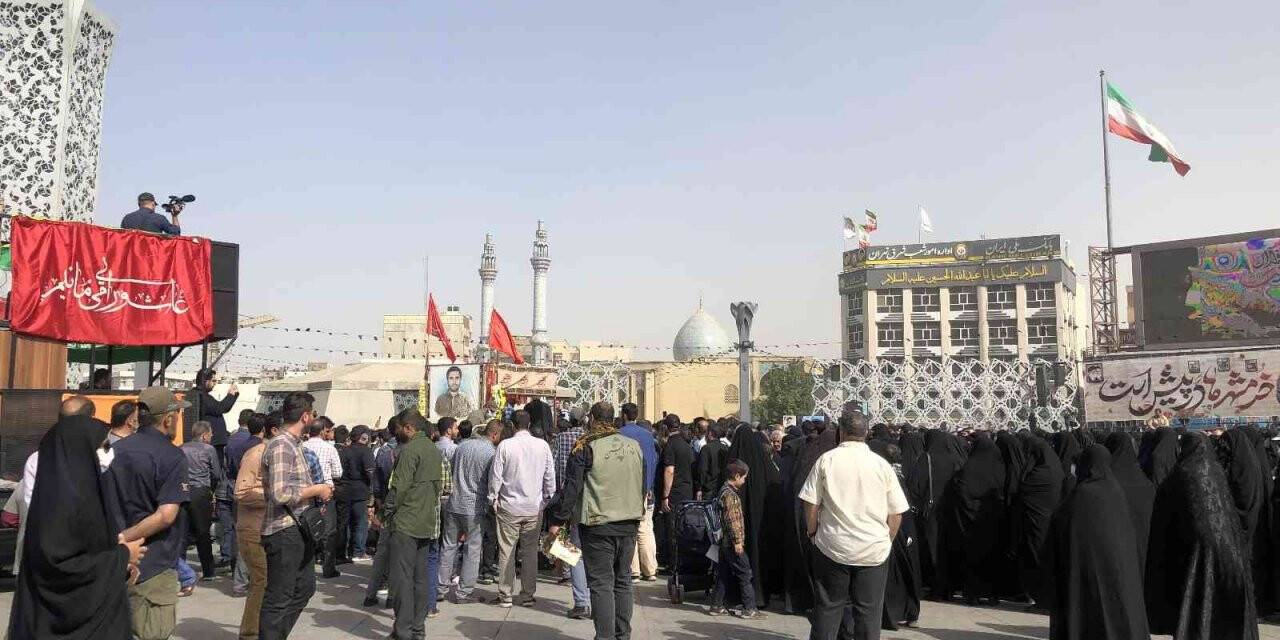 Suikast sonucu öldürülen İranlı Albay için cenaze merasimi düzenlendi