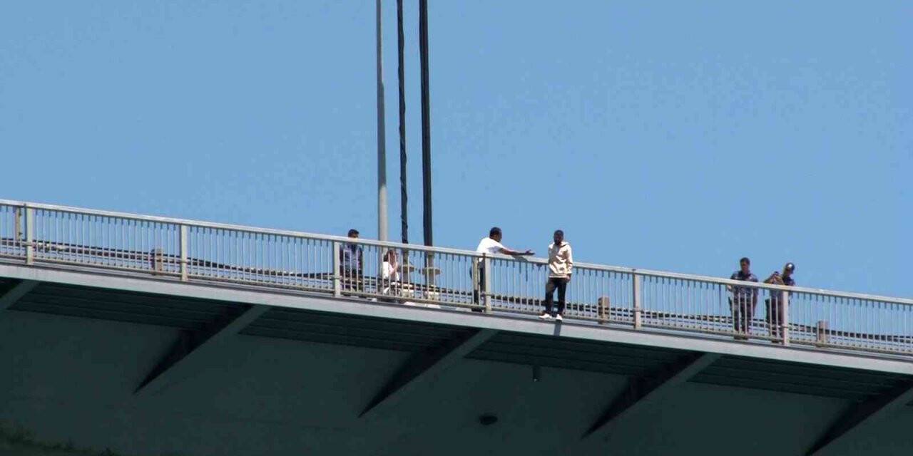 Fatih Sultan Mehmet Köprüsü’nde intihar girişimi