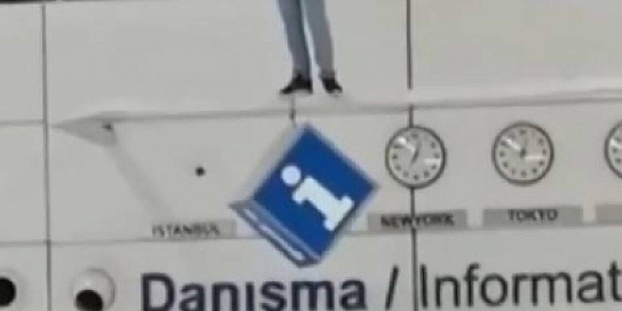 Yabancı turistin havalimanındaki intihar teşebbüsü ve kurtarılma anları  kamerada