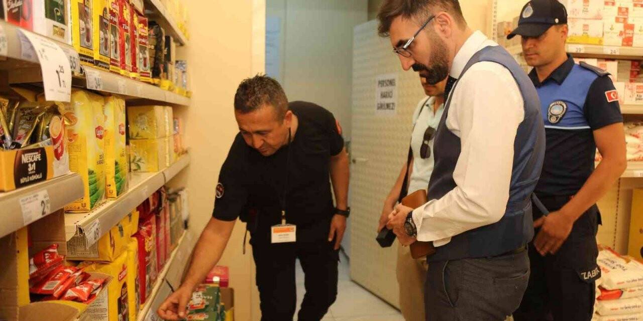 Toroslar zabıtasından etiket denetimi