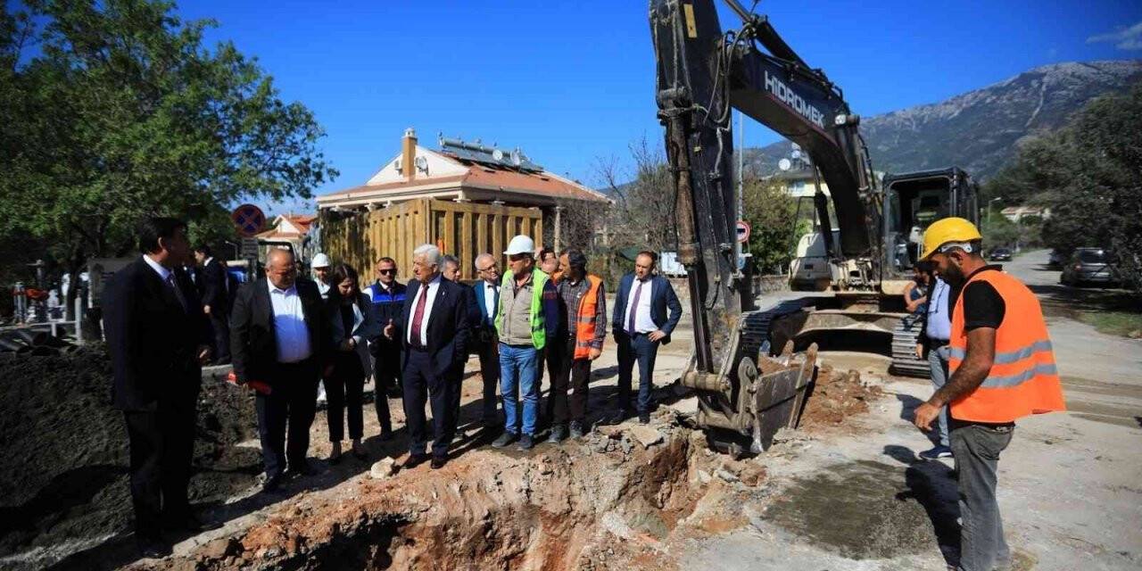 Fethiye’nin alt yapı yatırımı tamamlanıyor