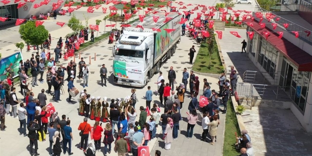 "Spor Aşkı Engel Tanımaz" tırı Malatya’da