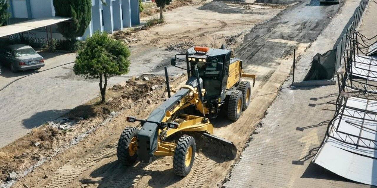 Didim Belediyesi hastanenin çevre düzenlemesini yapıyor