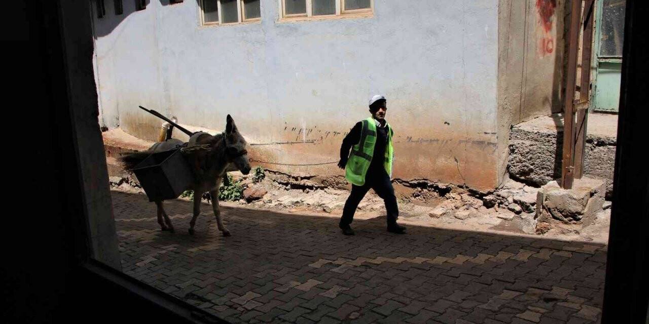 Dar sokaklardaki çöpler ’Kadrolu eşeklere’ emanet