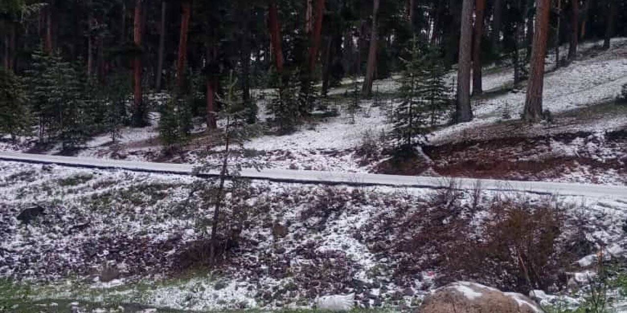 Mayıs ayında kar yağışı sürprizi