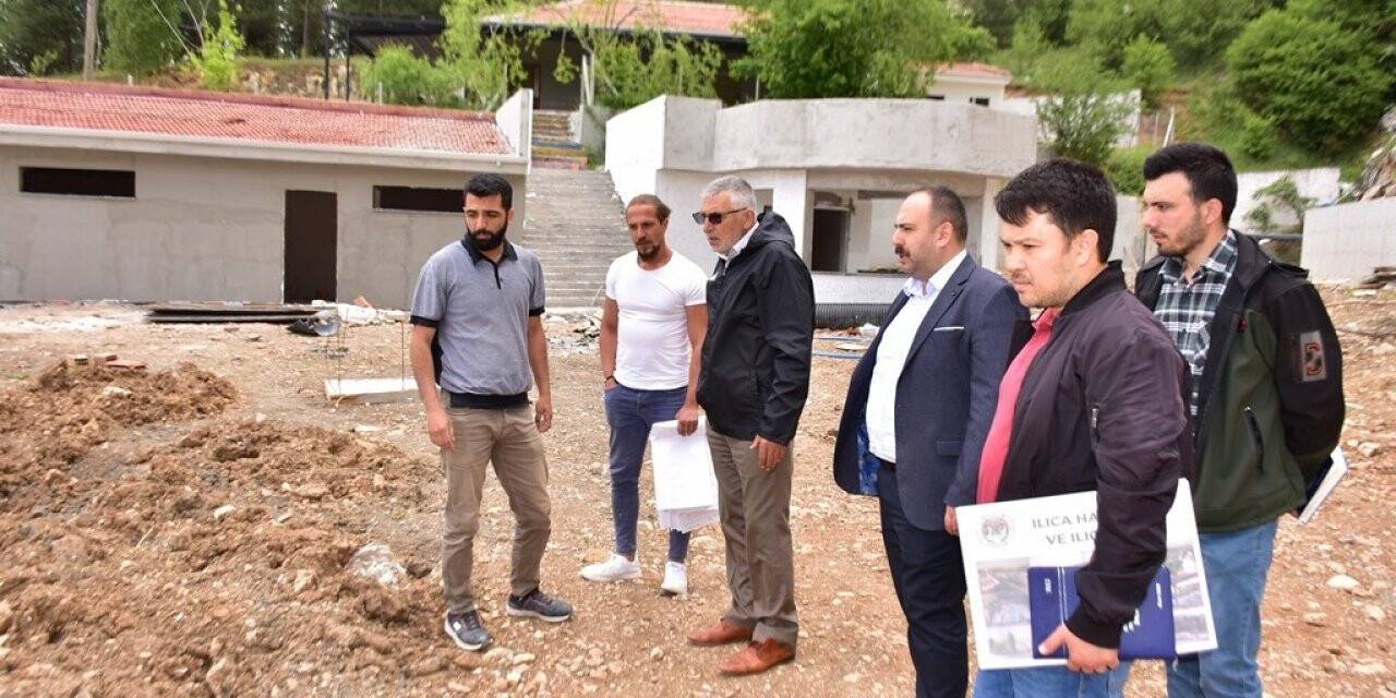 İnönü Yukarı Ilıca Havuz ve Ilıca Park Piknik Alanında sona yaklaşıldı