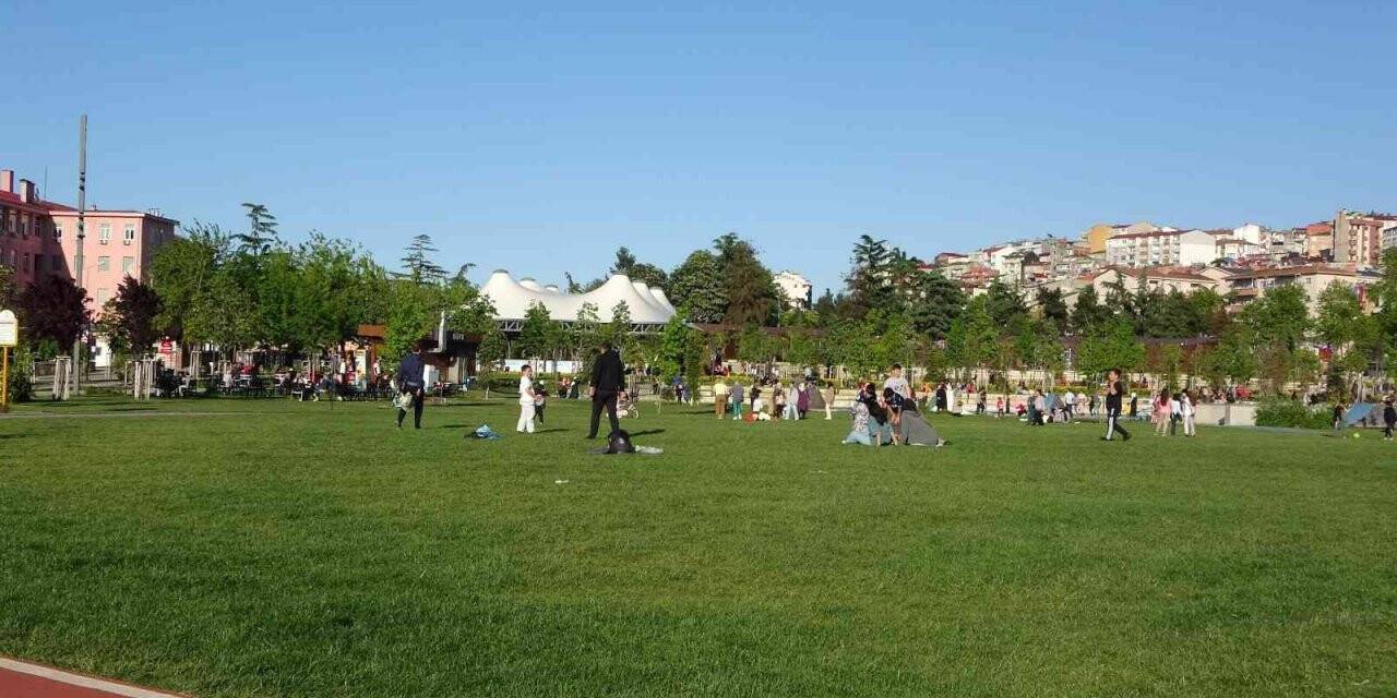 Türkiye’nin ilk spor temalı millet bahçesi cıvıl cıvıl