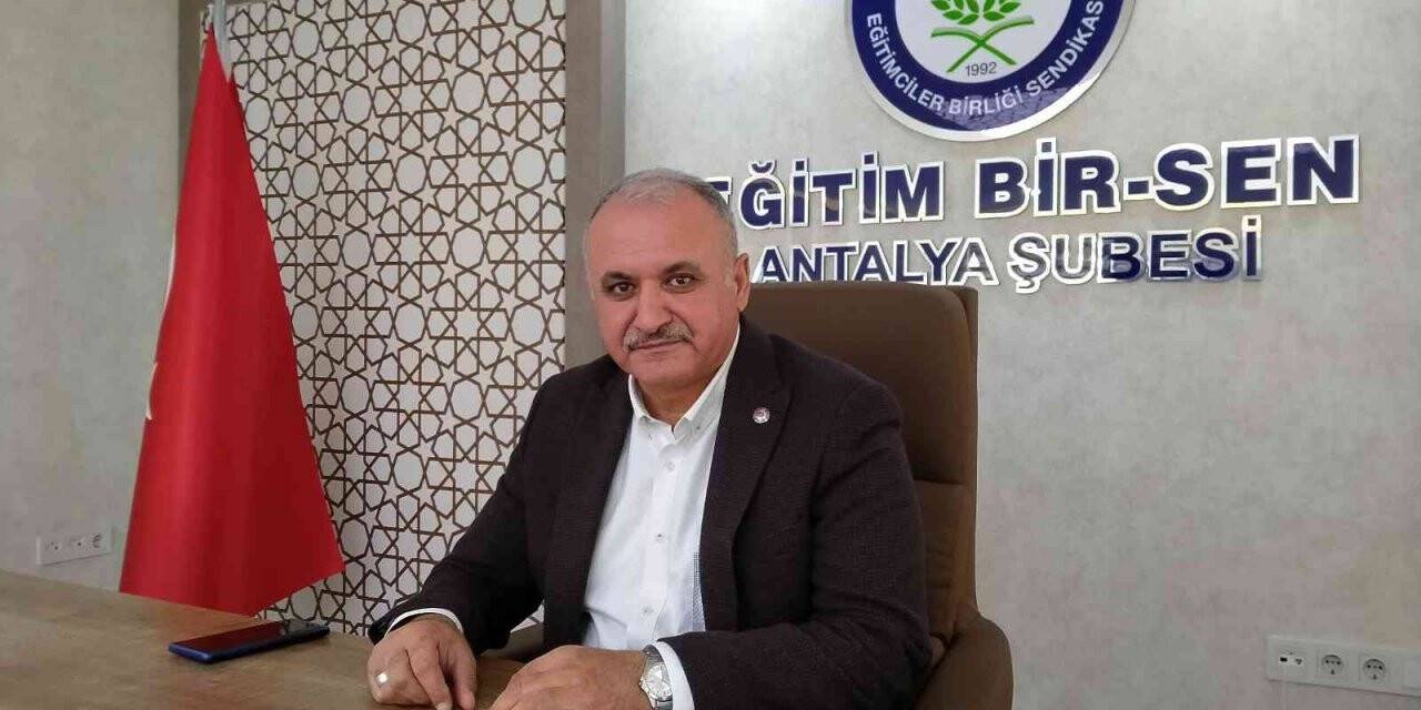 Eğitim Bir Sen Antalya Şube Başkanı Miran: “Sendikamız ünvanını koruyor”