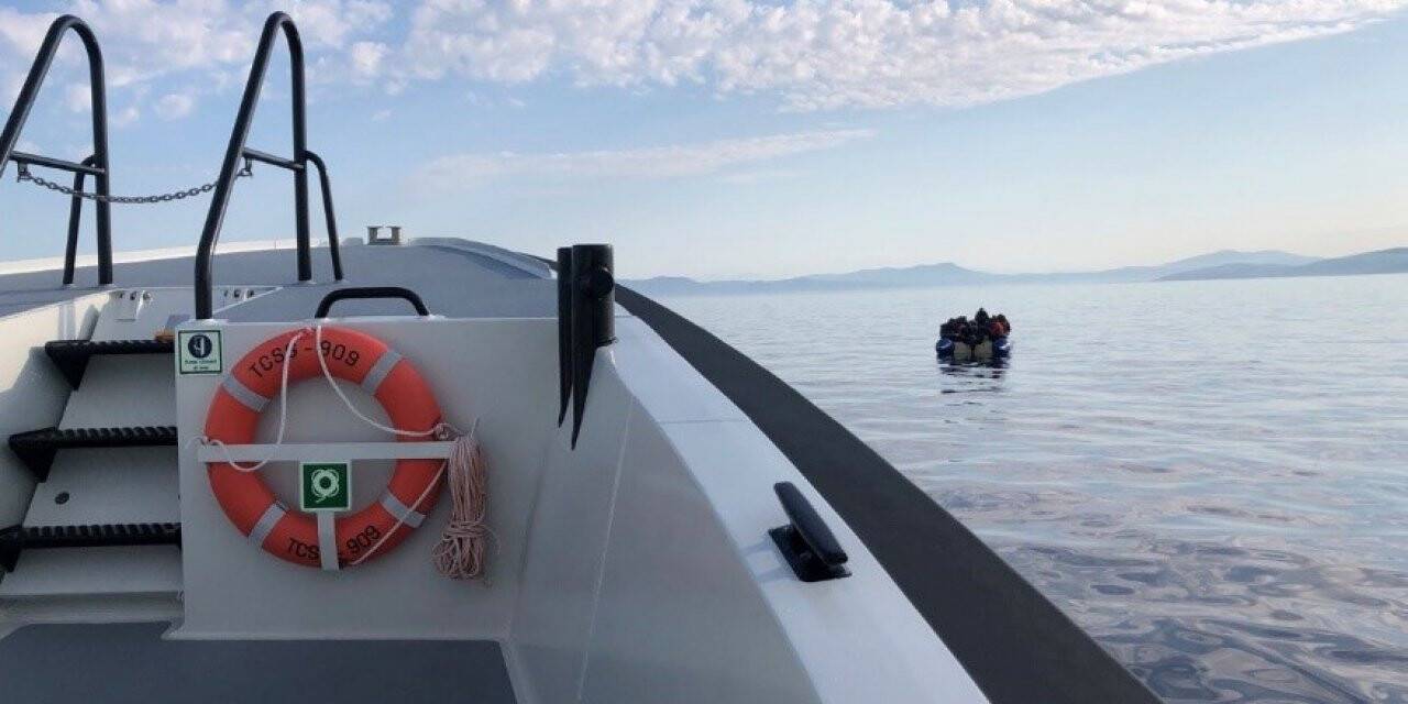 Aydın’da 37 düzensiz göçmen kurtarıldı