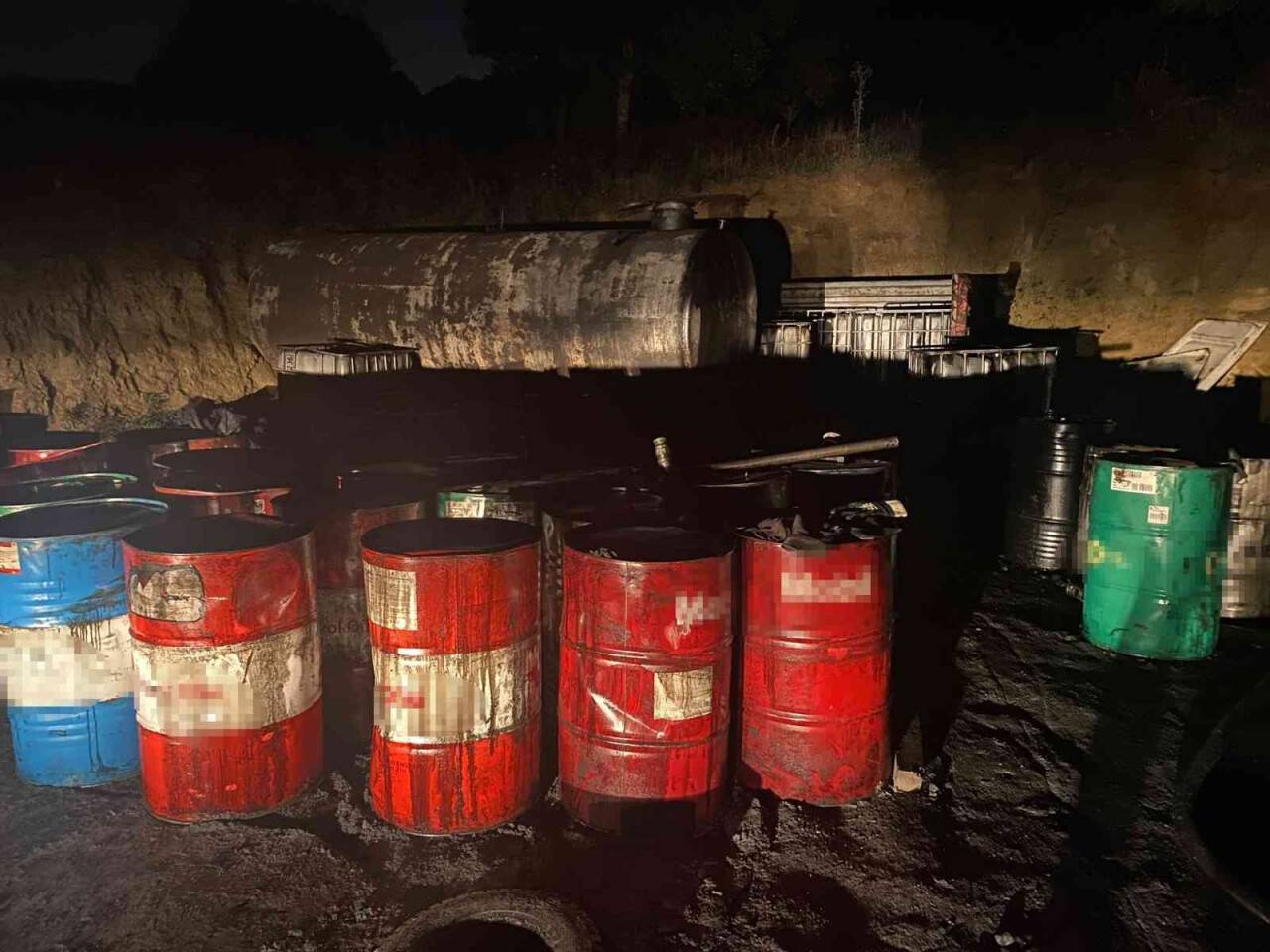 108 bin litre karışımlı akaryakıt ele geçirildi