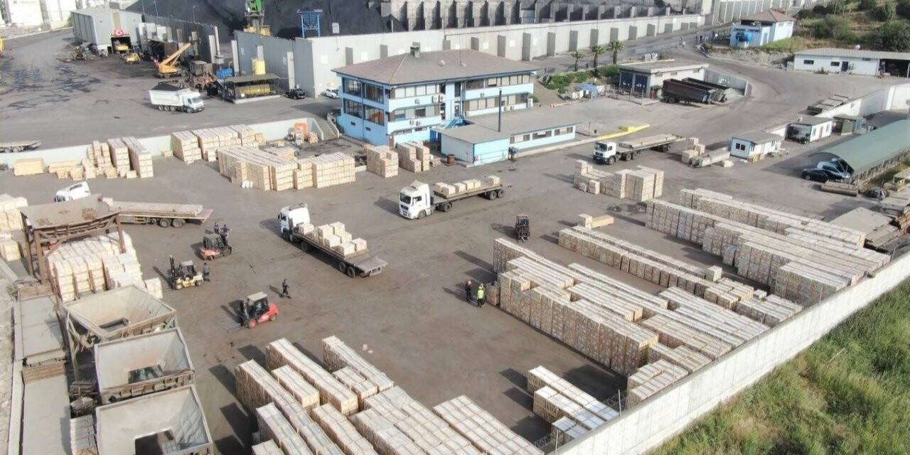 Kütahyalı firma, 500 konteyner traverteni Amerika’ya götürmek için gemi kiraladı