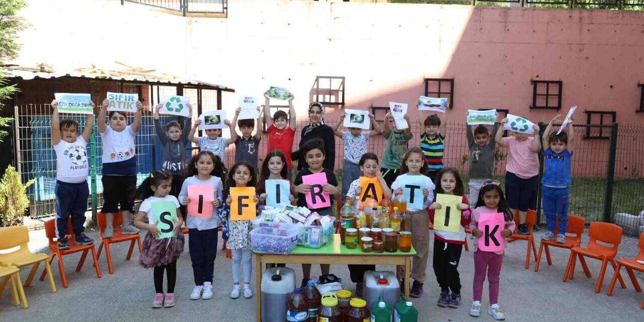 Miniklerden Sıfır Atık Projesine destek