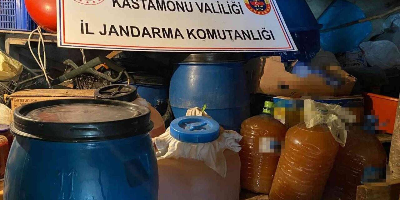 Kastamonu’da kaçak içki operasyonu: 1 gözaltı
