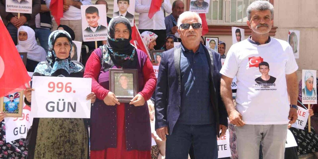 Ailelerin kararlı duruşuyla evlat nöbetine 292. aile katıldı