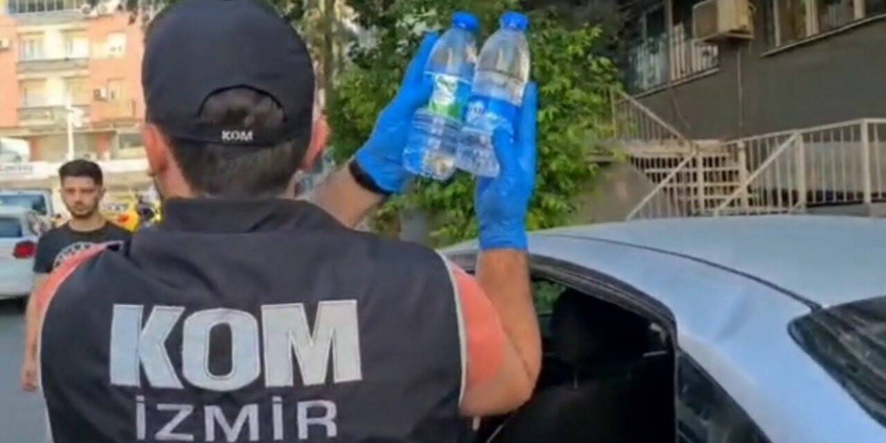 İzmir’de sahte etil alkol ve içki kaçakçılarına operasyon