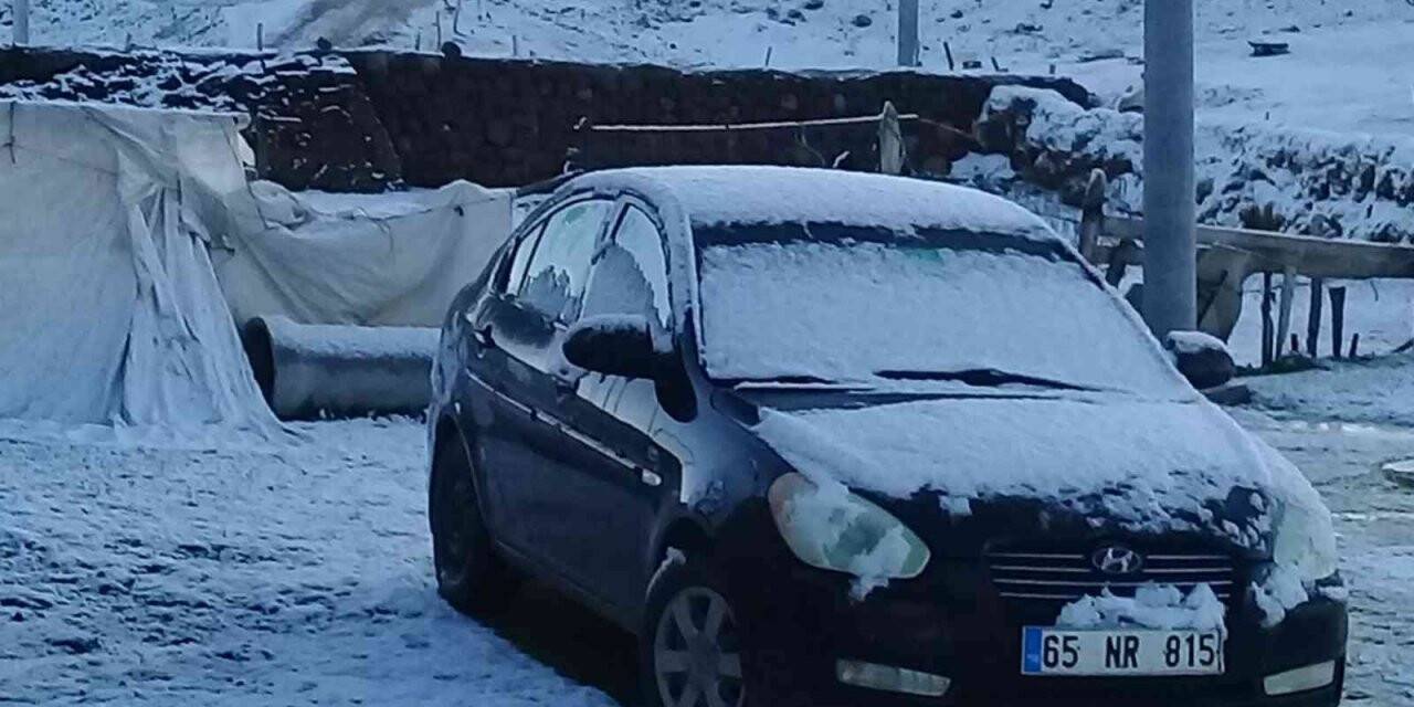 Adilcevaz’da mayıs ayında kar sürprizi