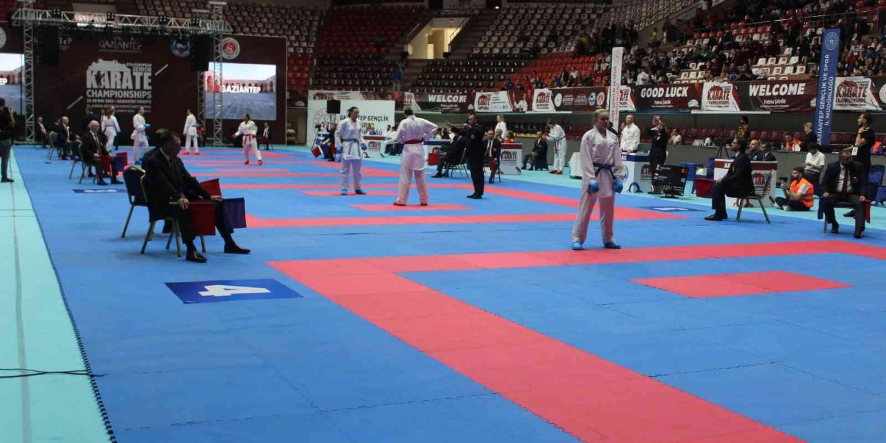 57. Avrupa Büyükler Karate Şampiyonası Gaziantep’te başladı