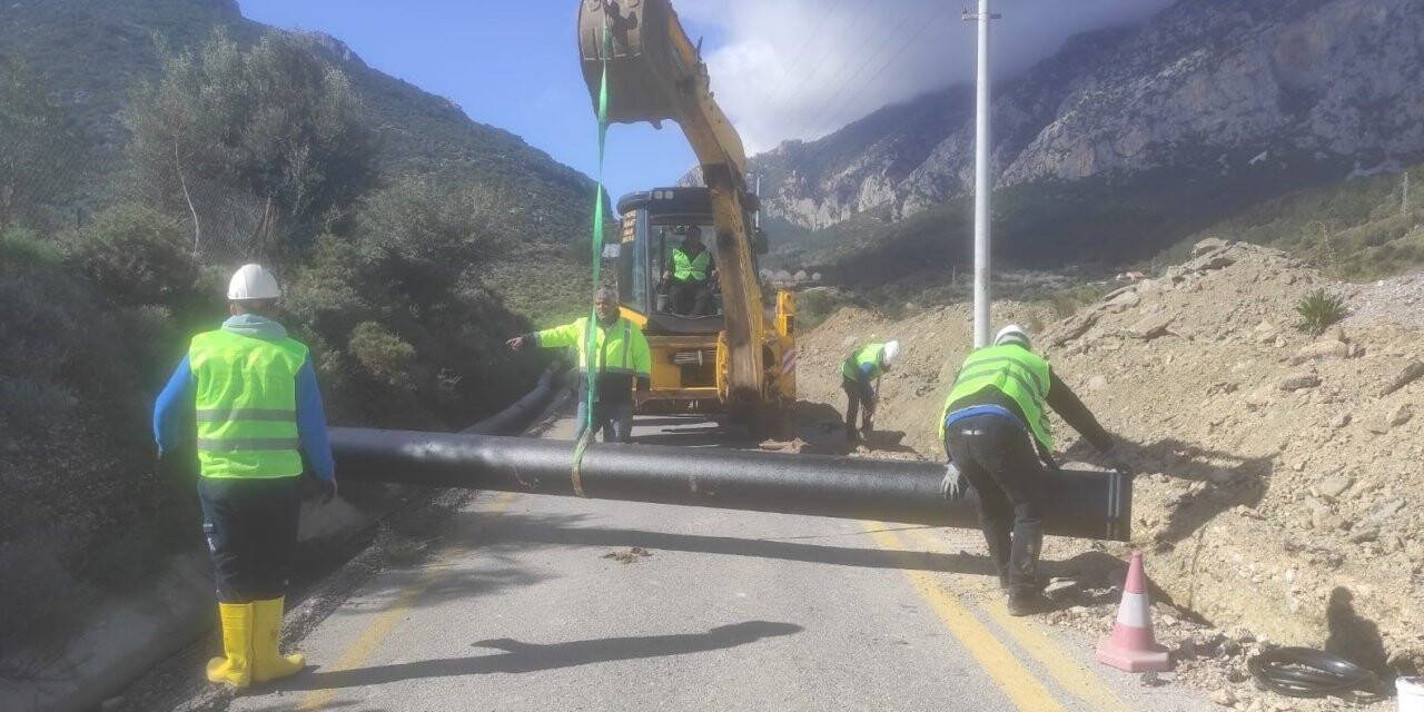 Datça’nın içme su hattı tamamlandı