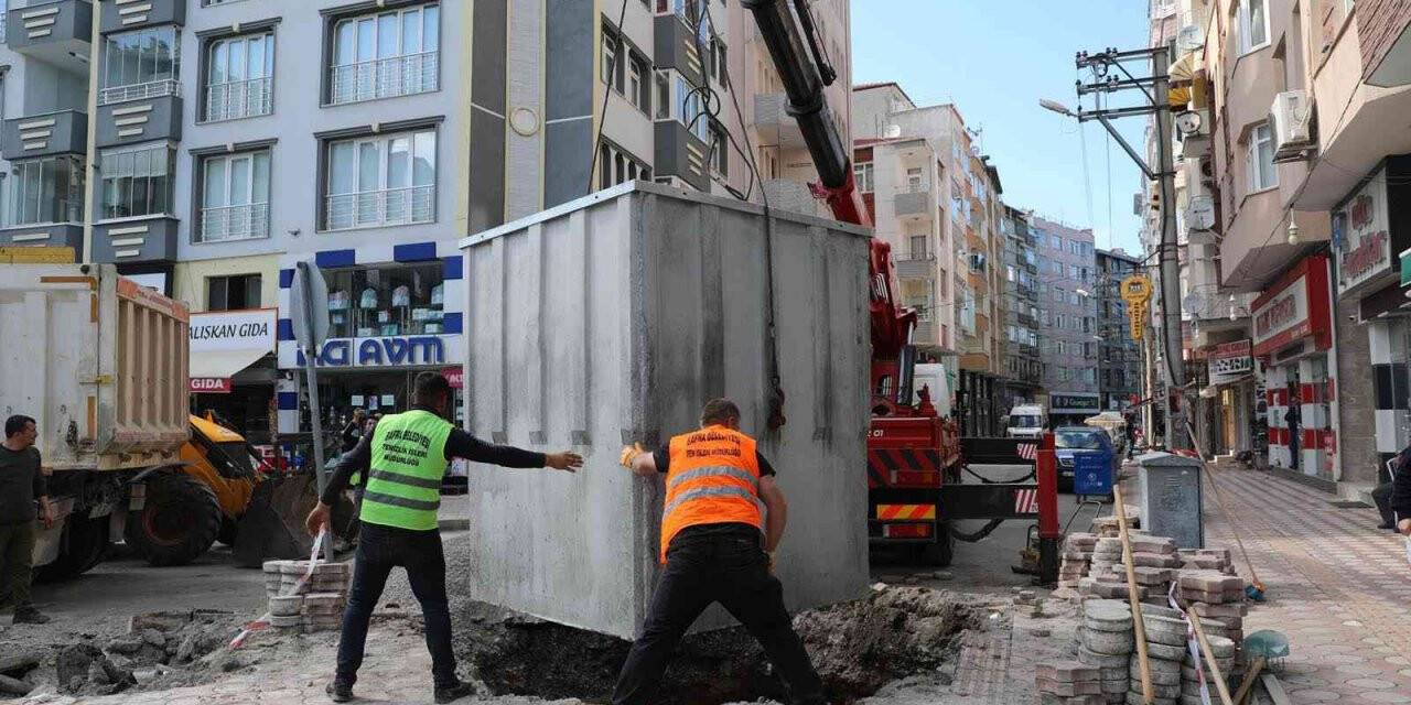 Bafra’da yer altı çöp konteyneri dönemi başlıyor