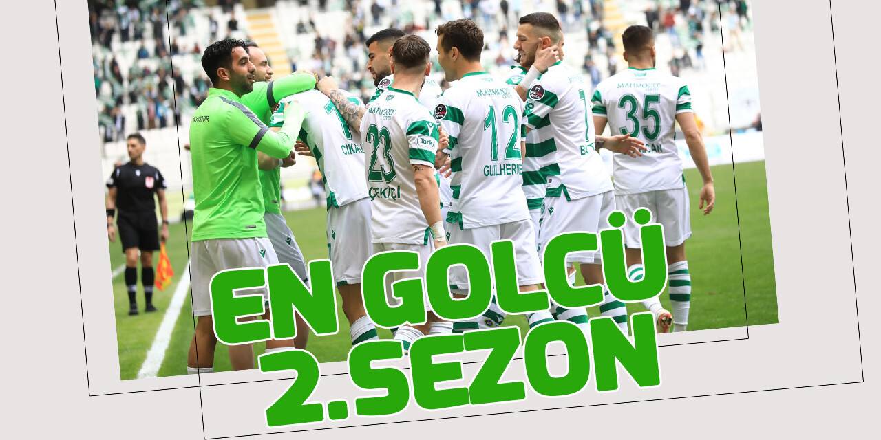 Konyaspor en golcü ikinci sezonunu geçirdi