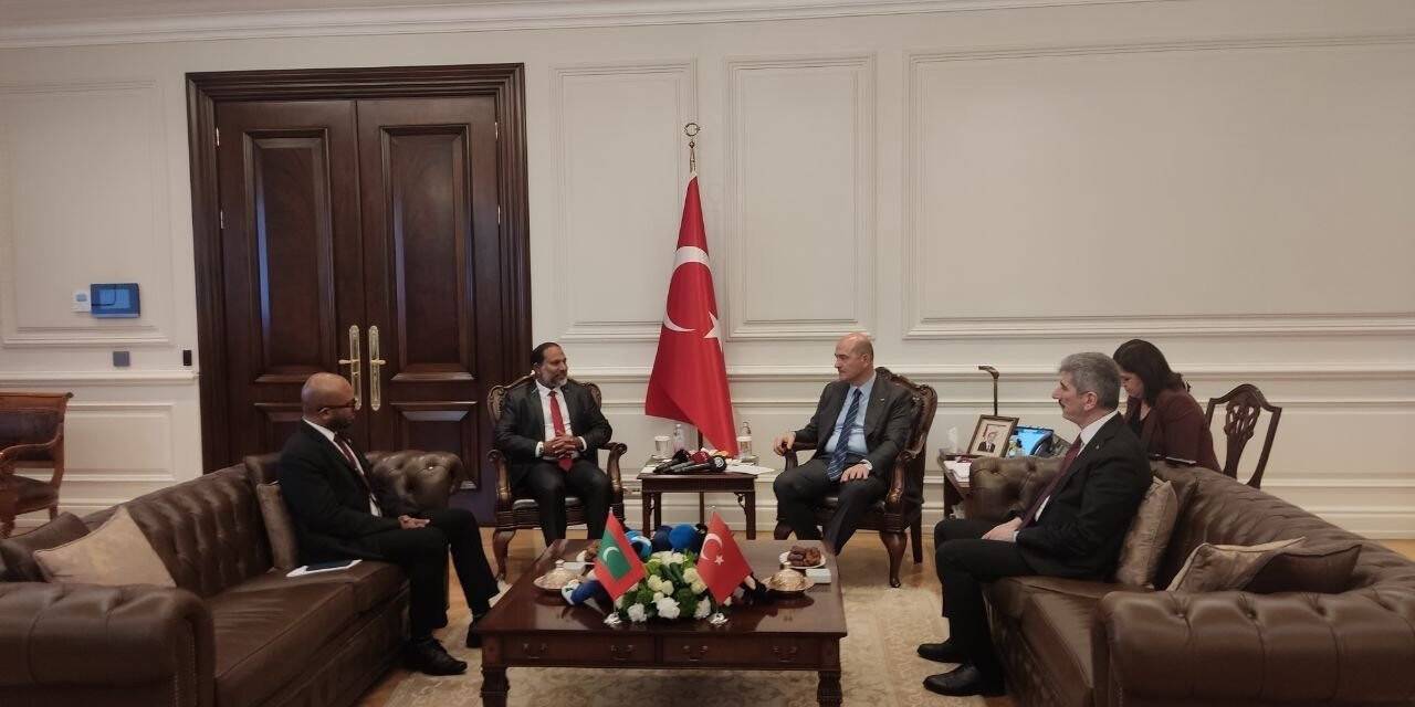 Bakan Soylu, Maldivlerli mevkidaşı Abdullah ile görüştü