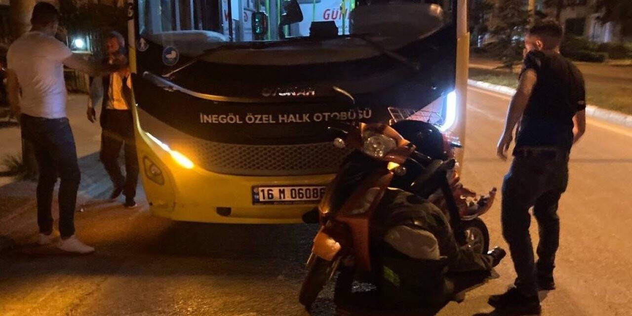 Halk otobüsünün çarptığı engelli bisiklet sürücüsü yaşam savaşı veriyor