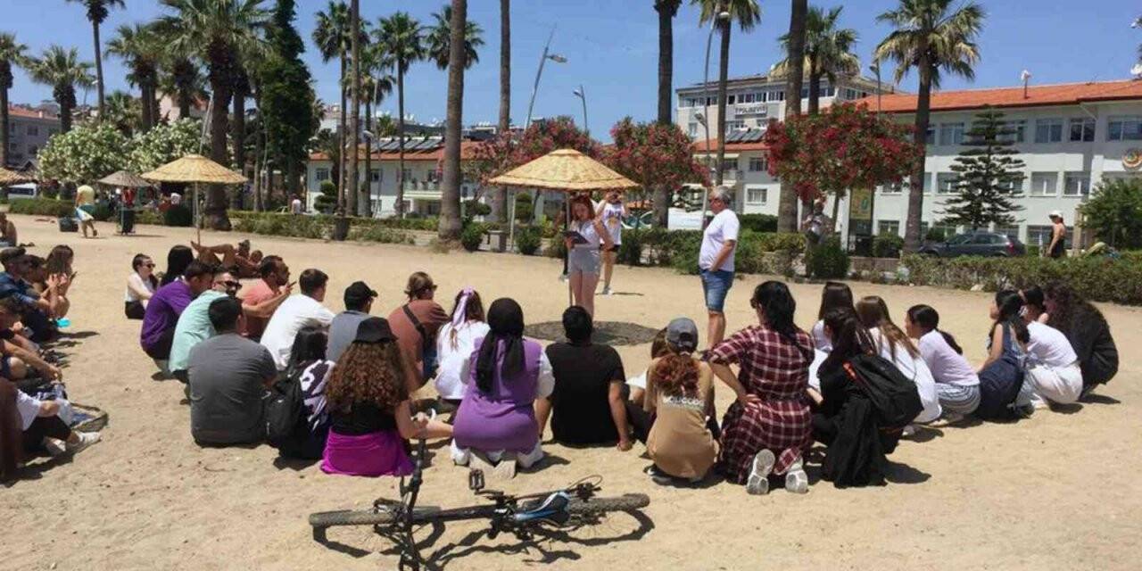 Coğrafya öğrencileri Gökova Körfezi’nde arazi çalışması gerçekleştirdi