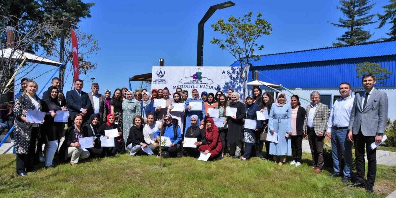 Ordu’da 40 kadın hem meslek, hem de iş sahibi oldu