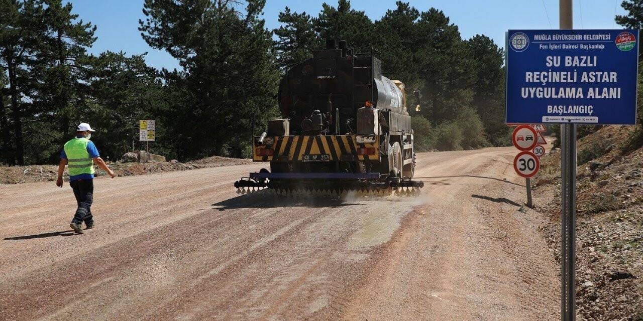 Büyükşehir’den yeni model asfaltlama