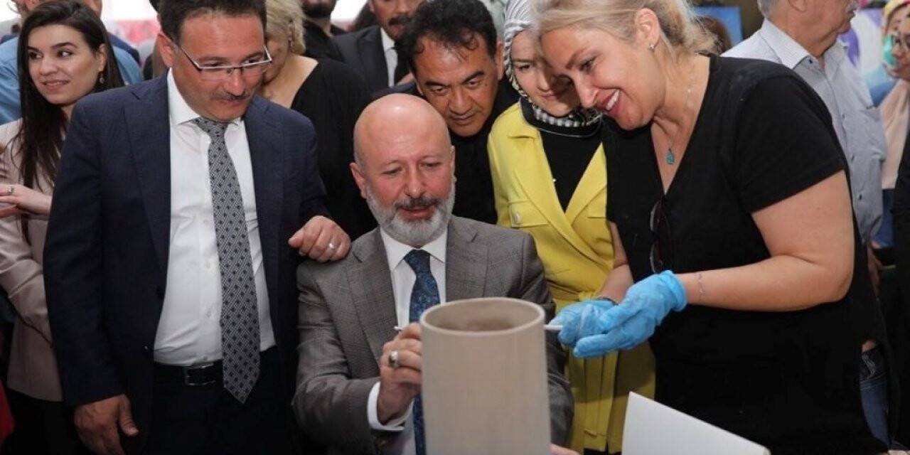 Kocasinan’da emeğin sanata dönüştüğü sergi, büyük beğeni topladı