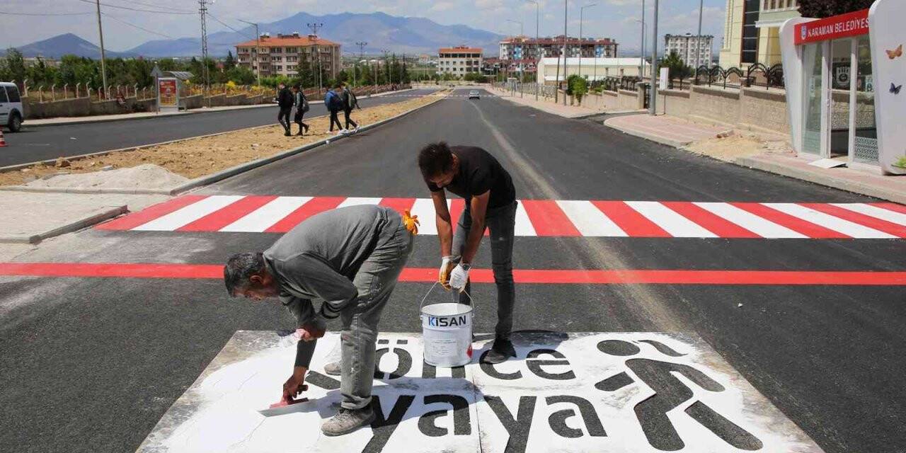 Karaman’da alt ve üstyapı çalışmaları