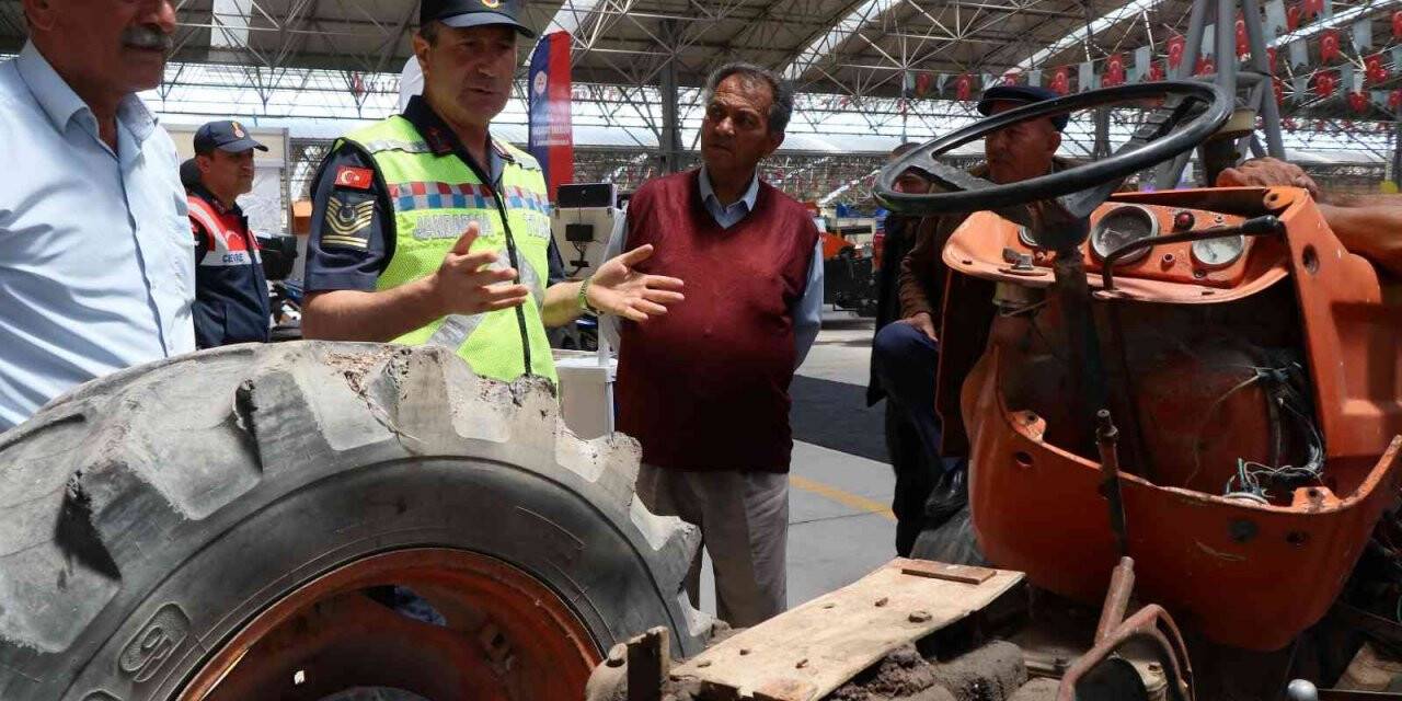 Tarım fuarında jandarmadan uygulamalı eğitim