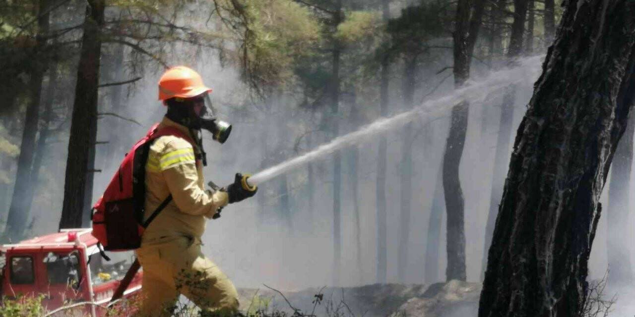 Büyük orman yangını tatbikatı Muğla’da başladı