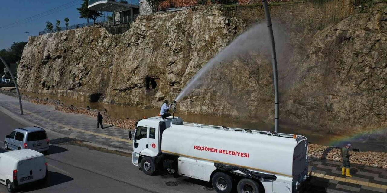 Büyük Keçiören şelalesi yaza hazırlanıyor