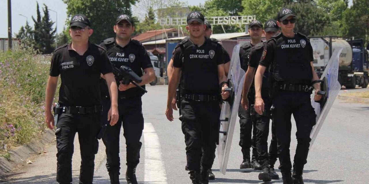 Polis ekipleri TEM’de taraftar nöbetinde