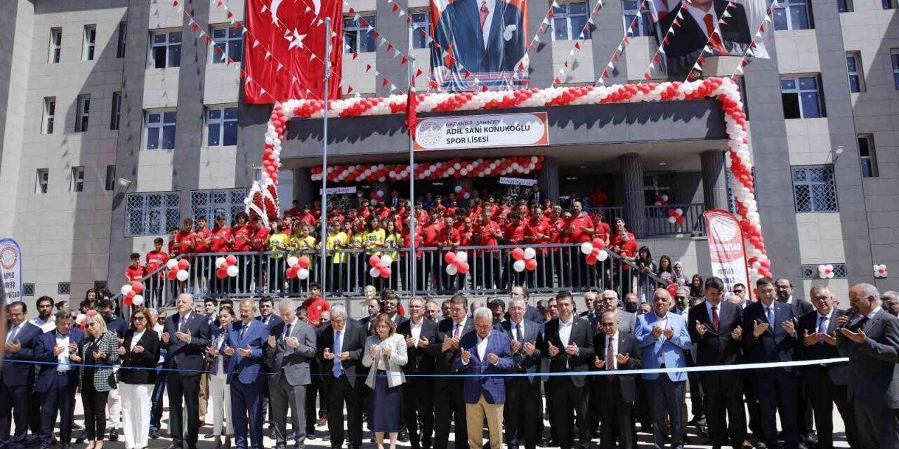 Adil Sani Konukoğlu Spor Lisesi Açılış töreni