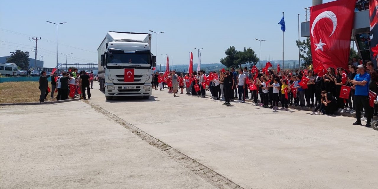 Cumhurbaşkanlığı ’Spor Aşkı Engel Tanımaz’ tırı Tekirdağ’da